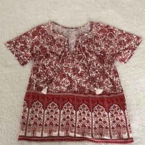 Lucky short sleeve top Size Small